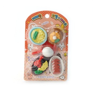 Nuevo Borrador de Goma con Forma de Comida 3D Creativo, Mini Borradores Lindos de Helado, Pastel y Fruta para Niños, Regalo - Product Image 1