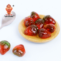 Bonbons Gélifiés Personnalisés en Forme de Fraise 3D 4D Halal 118g – Marque Privée