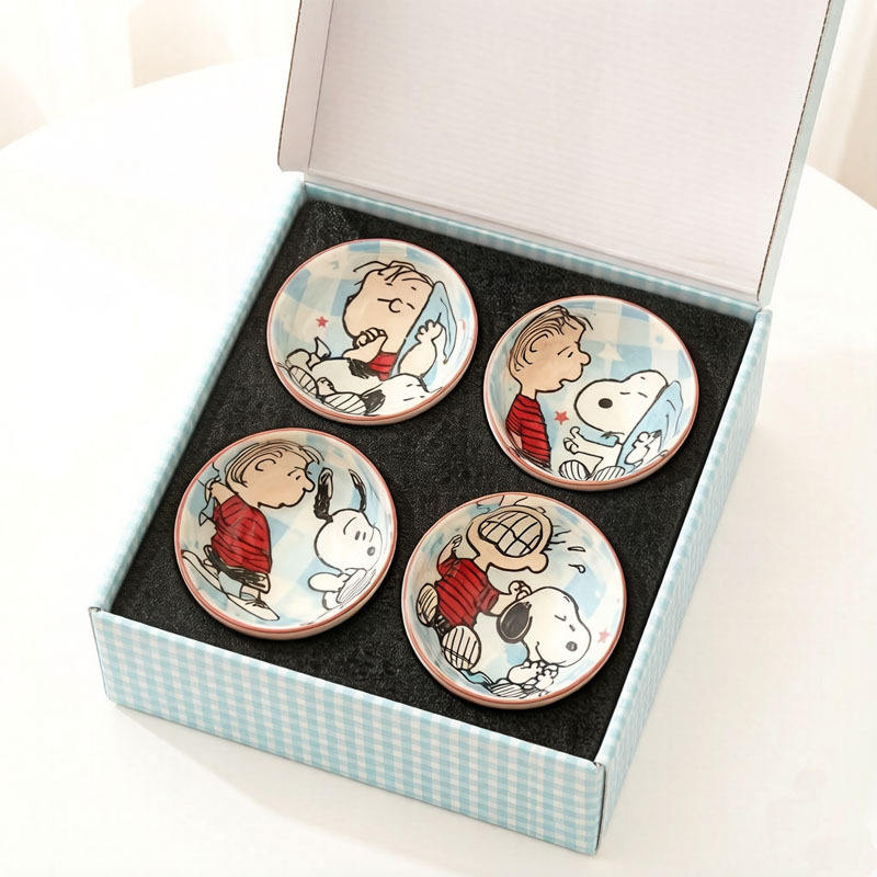 New Snoopy Rice Bowl Household Ceramic Microwave Safe Glazed Dinner ...