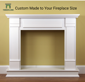 <span class=keywords><strong>Chimenea</strong></span> Moderna Blanca de MDF, <span class=keywords><strong>Revestimiento</strong></span> de <span class=keywords><strong>Chimenea</strong></span> Independiente Pintado de Primera Calidad para Inserto de <span class=keywords><strong>Chimenea</strong></span> Eléctrica - Product Image 4