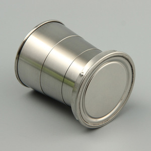Gobelet en acier inoxydable 65x32mm avec porte-clés pour usage extérieur - Product Image 2