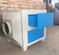 Boîte d'adsorption de charbon actif de type tiroir, purificateur d'odeurs pour atelier, traitement des gaz d'échappement de la salle de peinture