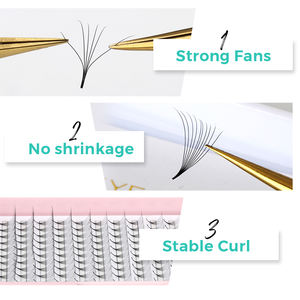 स्मैश हाथ से बने ढीले प्रोमो प्रशंसकों के कस्टम लोगो 3 डी 4 डी 5 डी 6 डी 10 डी थोक प्रीमेड लैश प्रशंसकों की मात्रा - Product Image 6