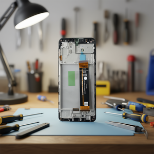 Pantalla táctil LCD negra original para Samsung Galaxy A23 5G A236 con marco - Product Image 3