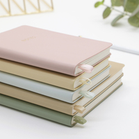 Carnet de notes élégant en cuir PU A5 de qualité supérieure, couverture souple, pour l'école, le bureau, les études, les affaires, comme cadeau