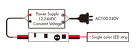 Interrupteur à capteur de mouvement Skydance E1-B 12-24VDC 48W 96W pour bande LED monocolore, système d'éclairage LED