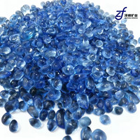 Livraison rapide, perles de verre décoratives de cour extérieure, réfléchissantes, colorées, écologiques, en verre recyclé, longue durée