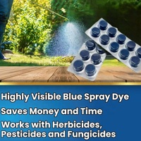 Comprimés d'herbe à colorant en spray bleu et ensemble de tensioactifs produits chimiques ménagers multi-usages pour indicateur et marquage de pelouse