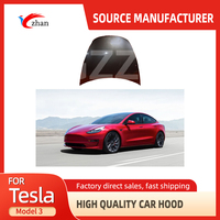 Accessoires de voiture Lève-capot avant automatique ALUMINIUM 1081390-E0-C pour TESLA MODEL 3 HOOD 2017-2022