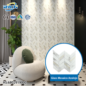 بلاط زجاجي متعدد الاستخدامات بسعر منخفض، بلاط موزاييك ثلاثي الأبعاد للمطبخ - Product Image 1