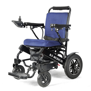 KSM-601 รถเข็นไฟฟ้าแบบมีมอเตอร์ขายดีที่สุด อุปกรณ์ช่วยเคลื่อนที่จากผู้ผลิตโดยตรง รถเข็นไฟฟ้าสำหรับผู้สูงอายุและผู้ป่วย - Product Image 1