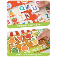 Libro Sensorial para Niños Pequeños, Actividades de Aprendizaje Temprano, Rompecabezas, Juego de Emparejar, Juguete Educativo para Niños, Libros de Actividades con Cinta y Papel, 7-12 Meses