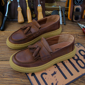 Chaussures Homme Premium en Cuir Véritable à Motif Léopard, à Enfiler, Respirantes, Idéales pour l'Automne, Meilleures Ventes, pour Affaires, Formelles, Décontractées et la Marche - Product Image 4