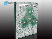 Verre blindé de sécurité super qualité Guoxin stratifié (polycarbonate) pour usage industriel et décoratif, garantie 5 ans