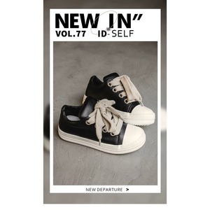 Nuevos Zapatos Casuales de Hombre Estilo Coreano con Punta Plana y Cierre de Cordones, Parte Superior de Microfibra, Suela de Goma con Amortiguación, Color - Product Image 5