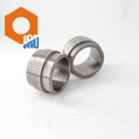 Écrou universel mâle/femelle en acier inoxydable CNC usiné sur mesure, type V-Band inversé, pour échappement turbo - Vente directe usine