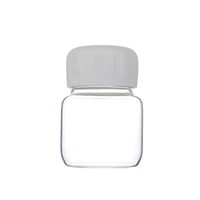 Gobelet à eau en verre miniature portable de style Ins, mignon, résistant à la température, pour boissons familiales, café, lait