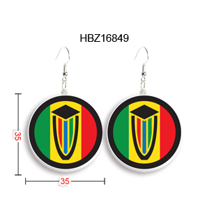 Pendientes <span class=keywords><strong>de</strong></span> Resina Acrílica Personalizados con Diseños <span class=keywords><strong>de</strong></span> <span class=keywords><strong>Historia</strong></span> Afroamericana, Serie <span class=keywords><strong>de</strong></span> Artesanías <span class=keywords><strong>de</strong></span> Resina Impresas DIY, Joyería Artesanal para Graduación - Product Image 5