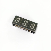 Синий 3-разрядный 7-сегментный светодиодный дисплей SMD 0,2 дюйма Houkem-2031SMD-A/BB