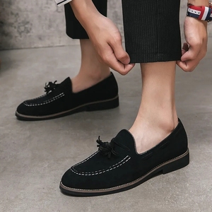 Mocasines con borlas personalizados para hombre, talla 38-47, zapatos de vestir de cuero manuales transpirables informales con borlas, zapatos de vestir - Product Image 2