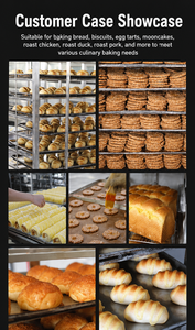 <span class=keywords><strong>Four</strong></span> rotatif automatique industriel pour la cuisson du pain, des brioches et des gâteaux – Équipement de production alimentaire - Product Image 4
