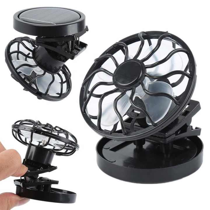 Outdoor Clip on Hat Cap Mini Portable Solar Fan - Keynew