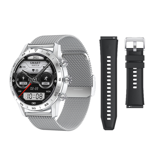 Silver-Steel Strap