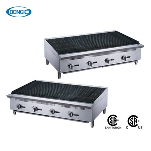Grill à gaz commercial en acier inoxydable à réduction de bruit, contrôle manuel, pour comptoir, barbecue radiant - Product Image 3