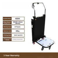 Machine à monter les escaliers électrique portable pliable à 4 roues JYH 48V 36Ah avec batterie, capacité de charge de 200 kg, OEM