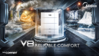 Unité extérieure VRF commerciale Midea V8 Eco avec système de récupération de chaleur 8-64, Full Inverter, IP55