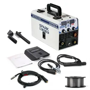 3 in 1 gazsız MIG kaynakçı 220V Inverter IGBT elektrik ark boru için KAYNAK MAKINESİ USB MMA TIG asansör KAYNAK MAKINESİ metal