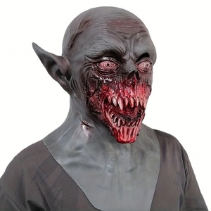 Halloween <span class=keywords><strong>Horror</strong></span> vampiro in lattice maschera Zombie palla Party Cosplay oggetti di scena Zombie recitazione - Product Image 5