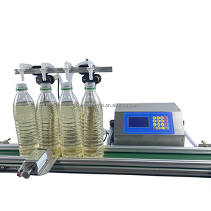 4-Heads Peristaltic Diaphragm <b>Pump</b> Water Drink Wine Liquid Milk Essential Oil Juice Perfume Bottle Filling Machine With Conveyor - Product Image 6