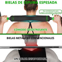 Juego de Mancuernas Ajustables de 10-40 kg en Stock en España para Fitness con Barras Blandas Engrosadas Antideslizantes Multifunción para Uso Doméstico en Brazos