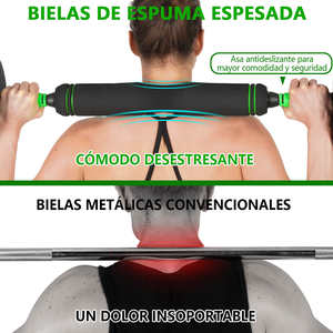 Set de Mancuernas Ajustables de 10-40 kg para Fitness con Barras Gruesas y Suaves Multifunción para Brazos, En Stock con Envío Gratis - Product Image 5