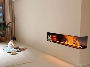 Chimenea Moderna de Acero Inno-living Fire WT60 con Control Remoto, <span class=keywords><strong>Google</strong></span> Home y Llama <span class=keywords><strong>3D</strong></span> para Uso en Hoteles - Product Image 6