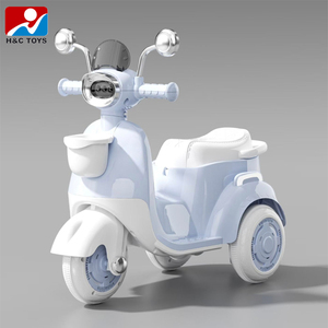 Trottinette pour enfants avec panier, effets lumineux et musicaux, design de <span class=keywords><strong>moto</strong></span> simulée, jouet de trottinette d'équilibre pour enfants - Product Image 2