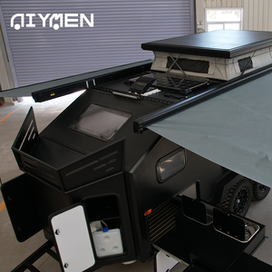 Remolque de caravana híbrido de cocina al aire libre de lujo estándar australiano 4x4 todoterreno de aluminio de fibra de vidrio móvil de viaje Mini Camping - Product Image 5