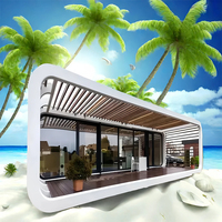 Mini-maison mobile Apple Cabin, préfabriquée, de haute qualité, moderne, entièrement meublée, insonorisée, installation rapide, utilisation comme villa