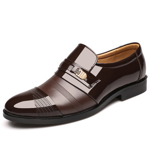 Chaussures de Ville en Cuir pour Hommes Respirantes Décontractées Mariage <span class=keywords><strong>Costume</strong></span> Grande Taille 38-48 Chaussures d'Hiver pour Hommes Unisexe Caoutchouc Uni - Product Image 5