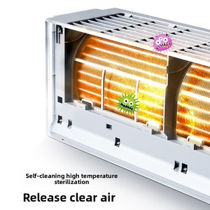 <span class=keywords><strong>Climatiseur</strong></span> mural pour l'exportation, 9000BTU/12000BTU/18000BTU, à fréquence <span class=keywords><strong>fixe</strong></span>, avec onduleur, refroidissement et chauffage, intelligent - Product Image 3