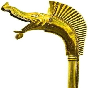 Totalmente jugable calibre 18 latón Medieval Carnyx Tintignac 6 pies oro guerra cuerno pulido tallado náutico artesanías naturales Navidad - Product Image 2