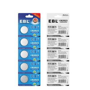EBL - Batería de Iones de Litio de Botón CR2025 de Alta Calidad, 150 mAh, 3 V, 1200 Ciclos, Nueva - Product Image 1