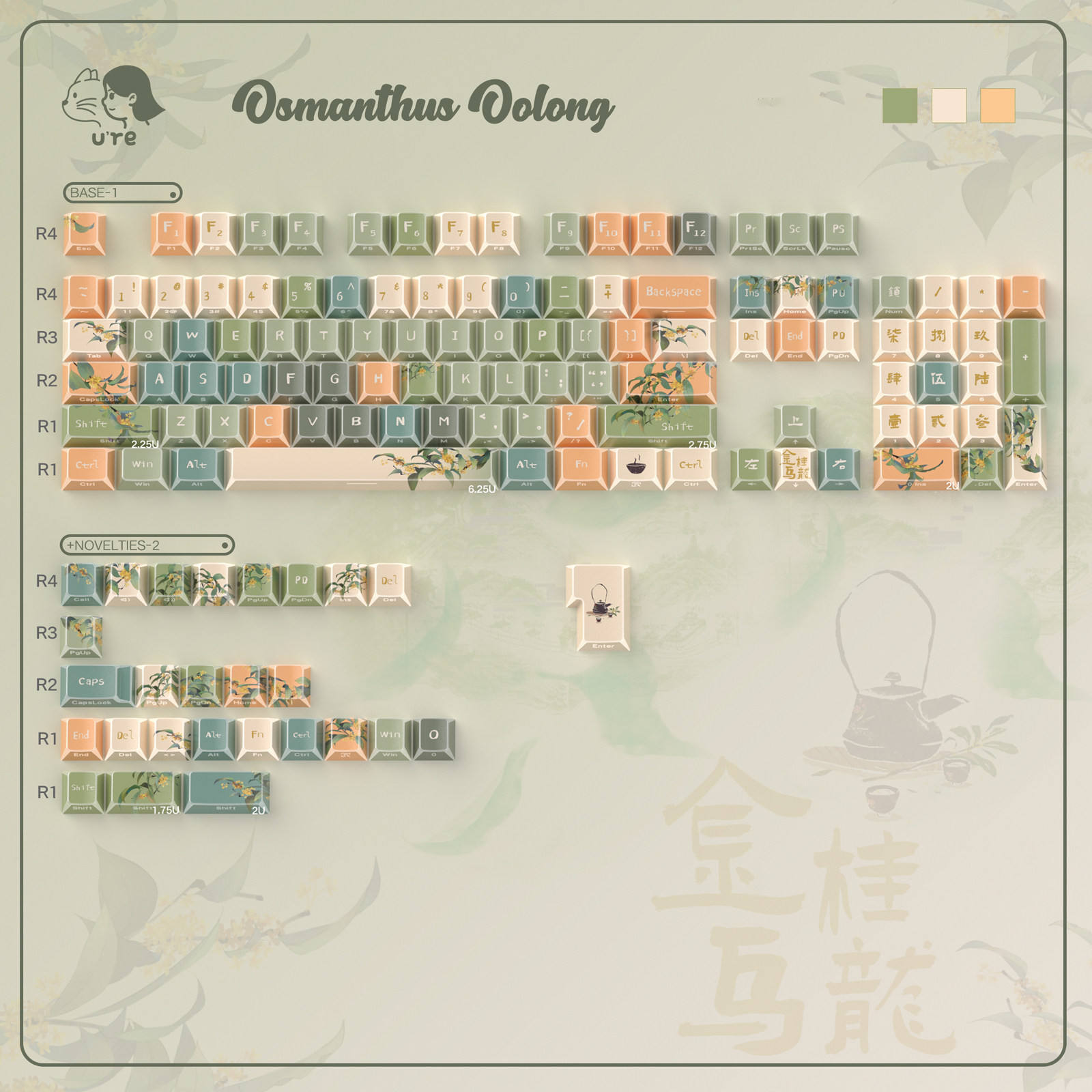 Clés Oolong-131 à l'osmanthus blanc