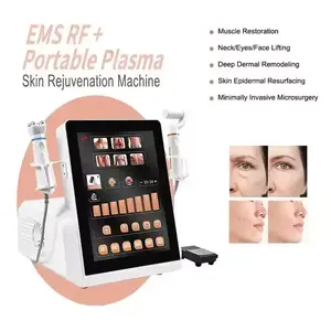 Offre Spéciale Rajeunissement du visage Plasma fractionnel tonification musculaire 2 en 1 RFEMS Stylo plasma fractionnel rf dispositif de raffermissement de la peau