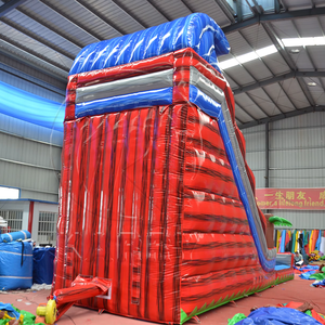 Tobogán Acuático Inflable Comercial con Palmeras Tropicales y Piscina, de Alta Calidad, para Alquiler en Parques Acuáticos y Escuelas, en Venta - Product Image 5