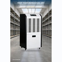 Déshumidificateur industriel mobile de type chariot 90L/J pour entrepôt commercial et usine, dispositif de contrôle d'humidité professionnel, nouveau modèle