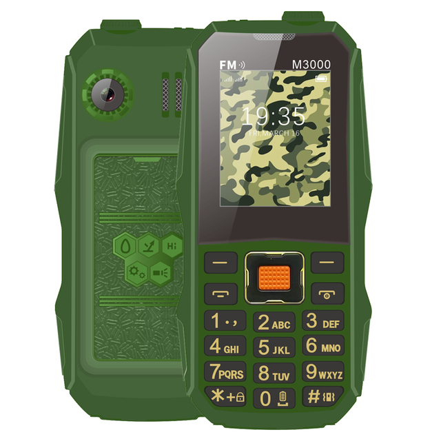 New M3000 1.77inch 1000mAh Dual SIm 2G GSM Button Phone Feature Phone