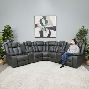 New stylish <b>corner</b> sofa set <b>LED</b> <b>lights</b>, modern design, suitable for living rooms, hotels, and villas, with cushions - Product Image 1