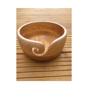 Cuenco de hilo de madera Natural hecho a mano personalizado altamente pulido decoración del hogar y uso en restaurante precio barato - Product Image 4